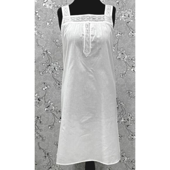 Victorian White 100% Cotton Nightgown – SR-1217 by SoieRose - Picture 2 of 7
